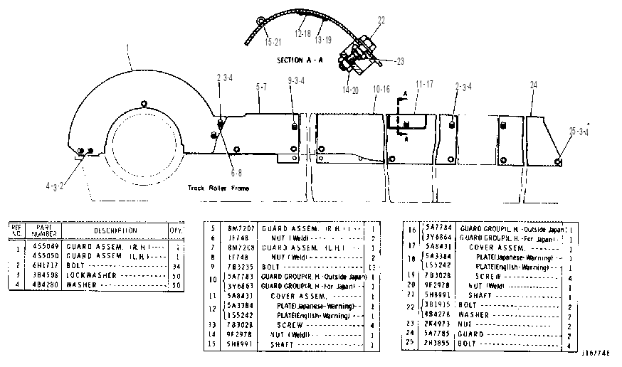 GUARD GP-MECHANISM 5A7778 CAT