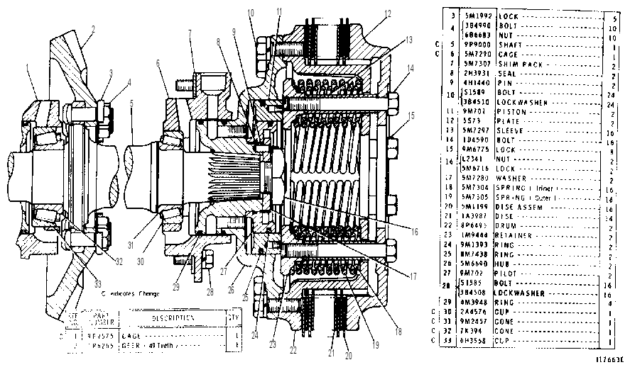 CLUTCH GP-STEERING 8S2557 CAT
