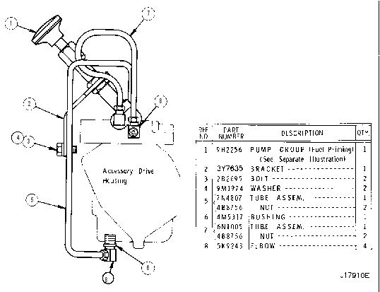 FUEL PRIMING PUMP 7N4809 CAT