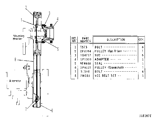 PULLEY 6N2379 CAT