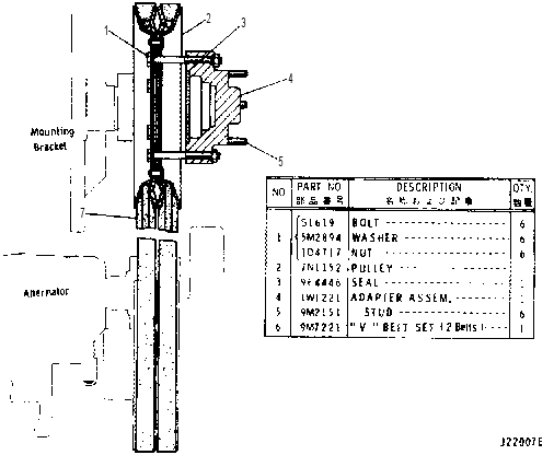 FAN PULLEY 1W1211 CAT