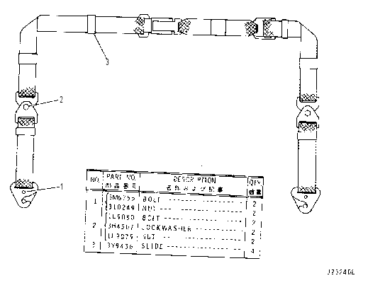 SEAT BELT GROUP 3Y9401 CAT