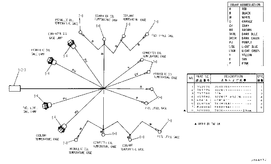Жгут проводов 9V5461 CAT