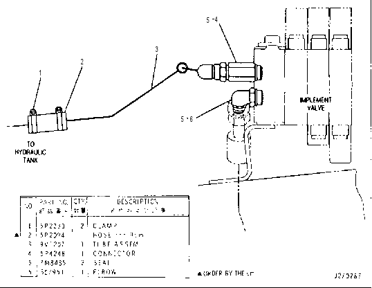 Трубопроводы гидравлические 9V1785 CAT