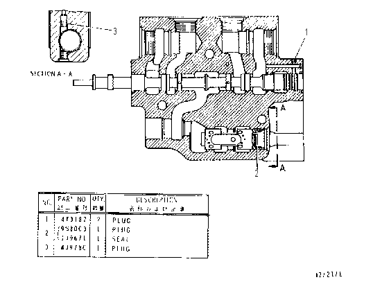 Клапан 4T2057 CAT