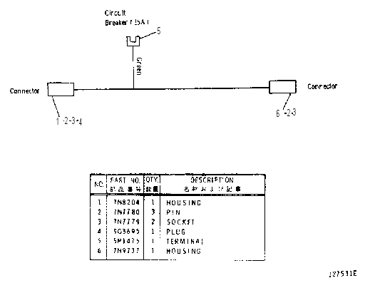 Жгут проводов 6W3362 CAT