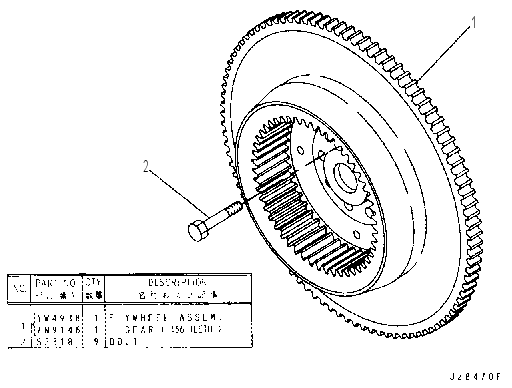 FLYWHEET 7N2799 CAT