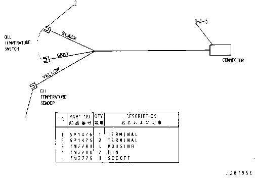 HARNESS AS-PTO 3T8624 CAT