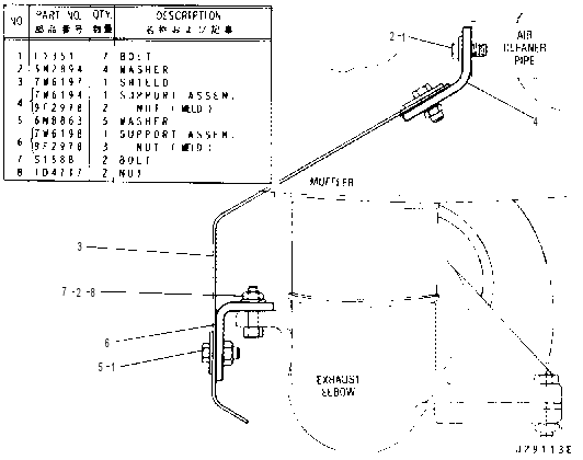 CORE AS-EXCITER 7W0143 CAT