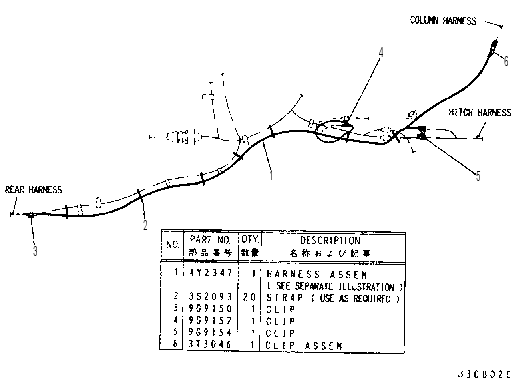 MAIN WIRING 4Y2133 CAT