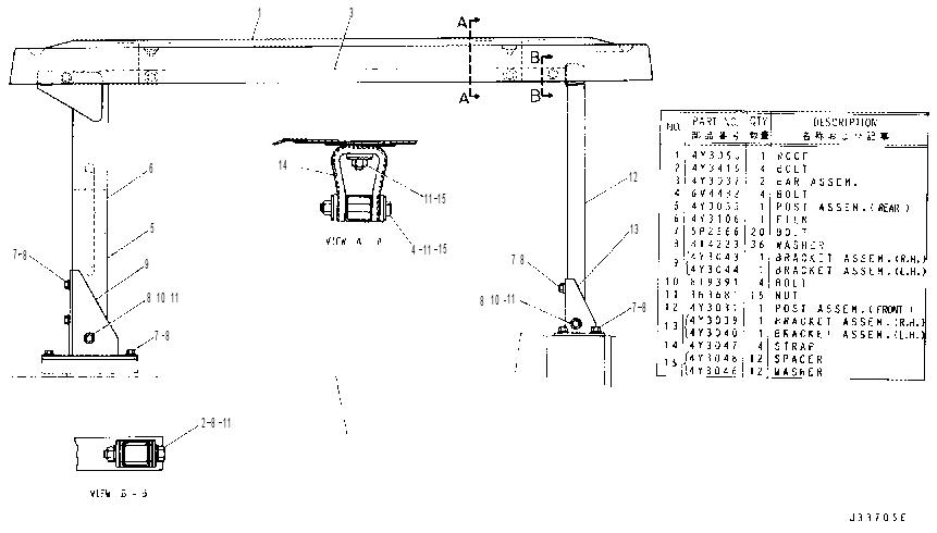 CANOPY 4Y3030 CAT