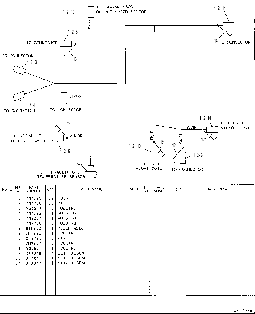 Жгут проводов 8R8165 CAT