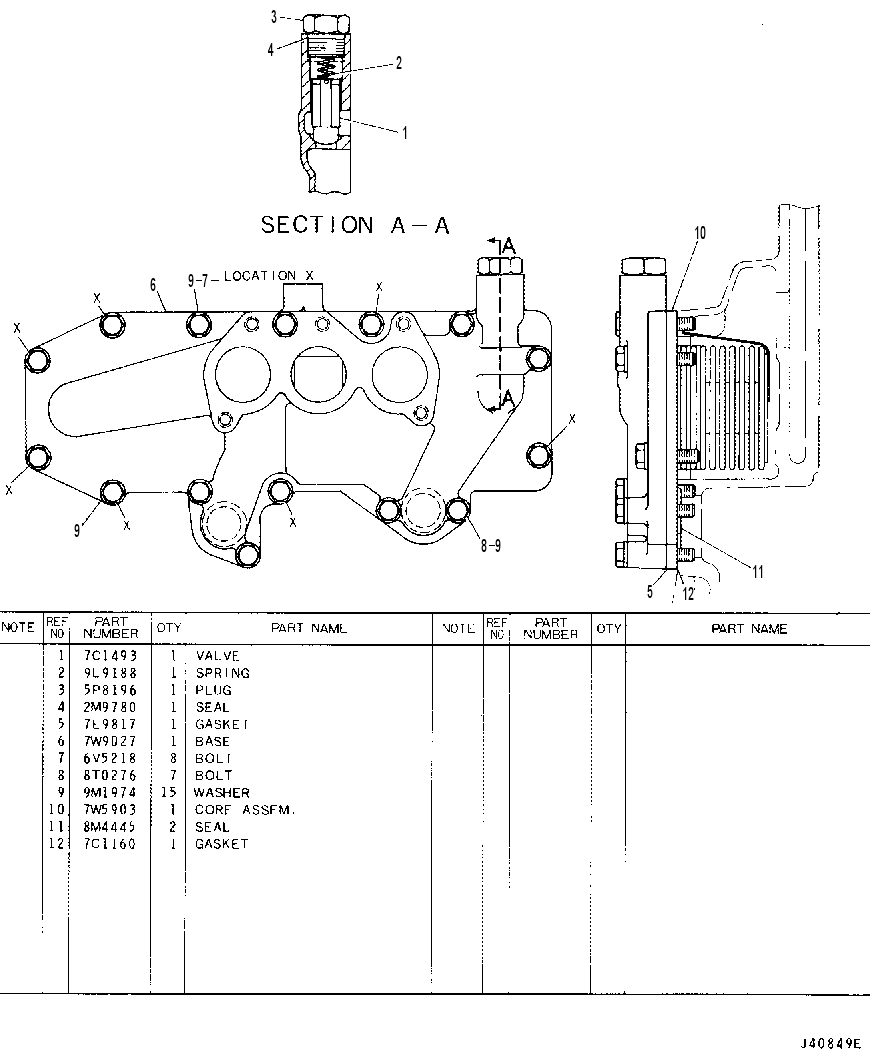COOLER GP 4E2913 CAT