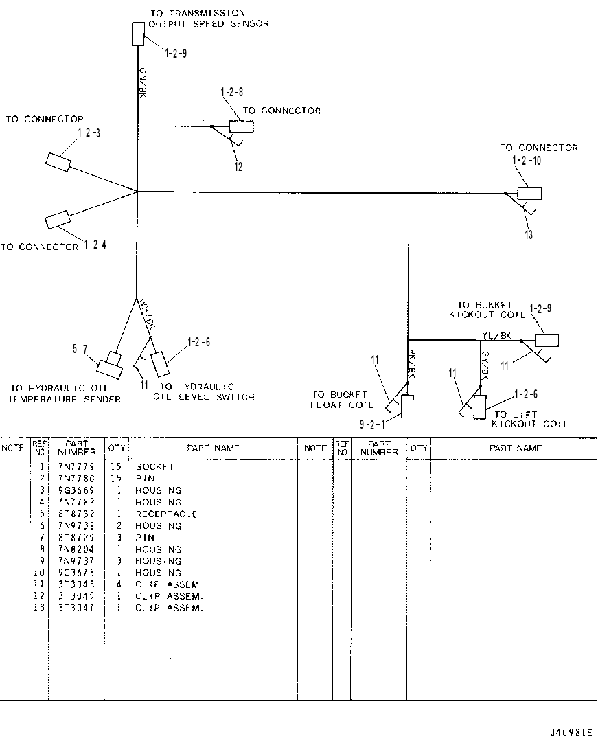Жгут проводов 8R8179 CAT