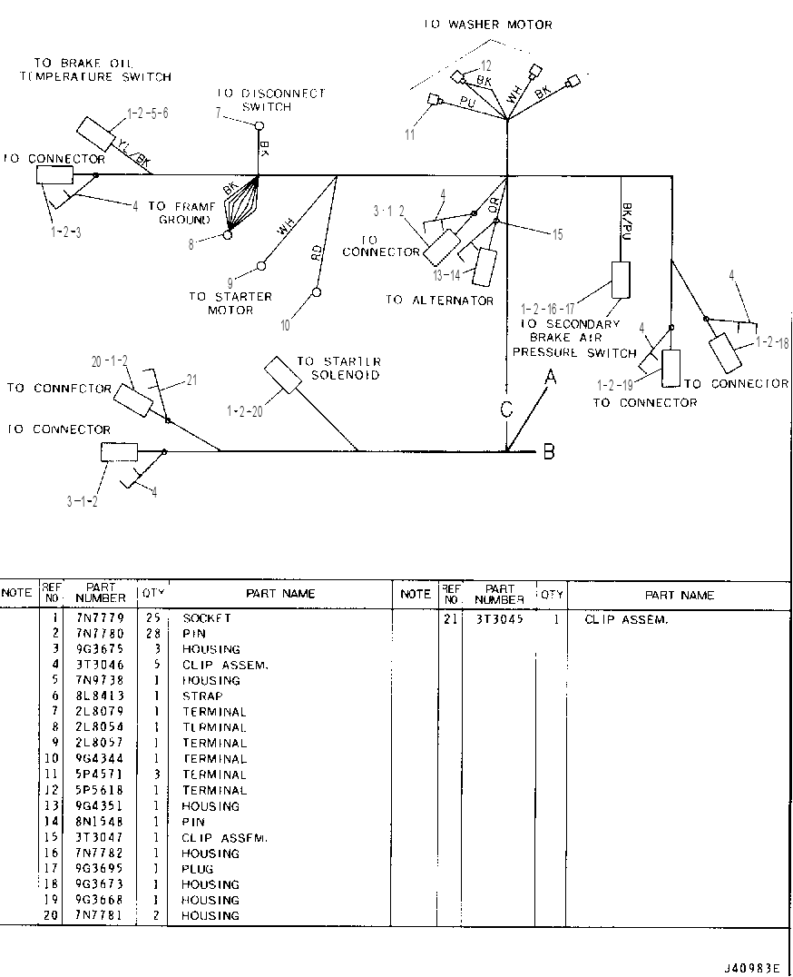 HARNESS AS-MAIN 8R8175 CAT