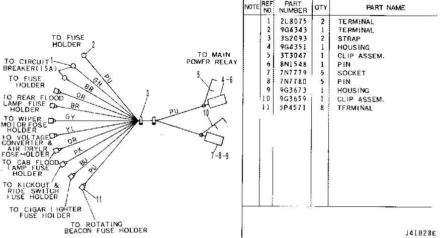 Жгут проводов 8R9296 CAT