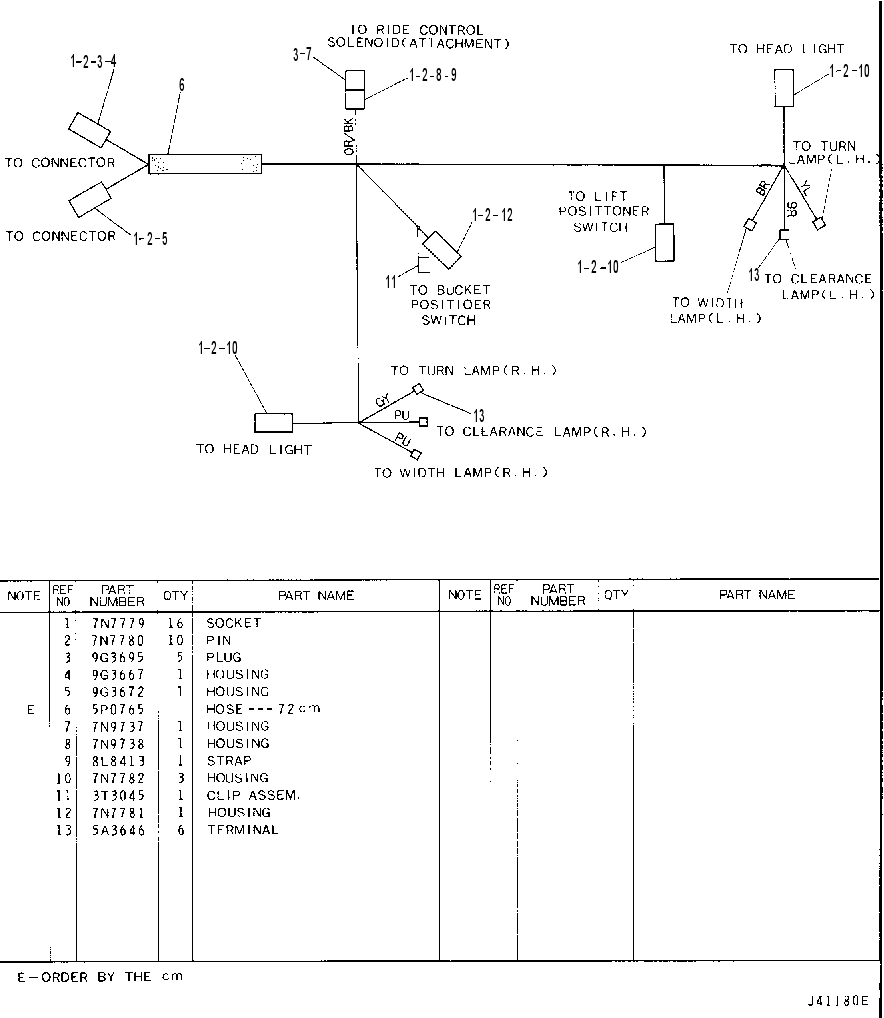 Жгут проводов 4Y5571 CAT