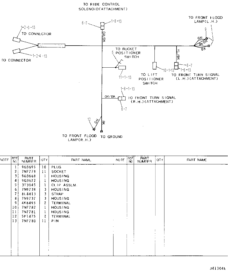 Жгут проводов 8R8140 CAT