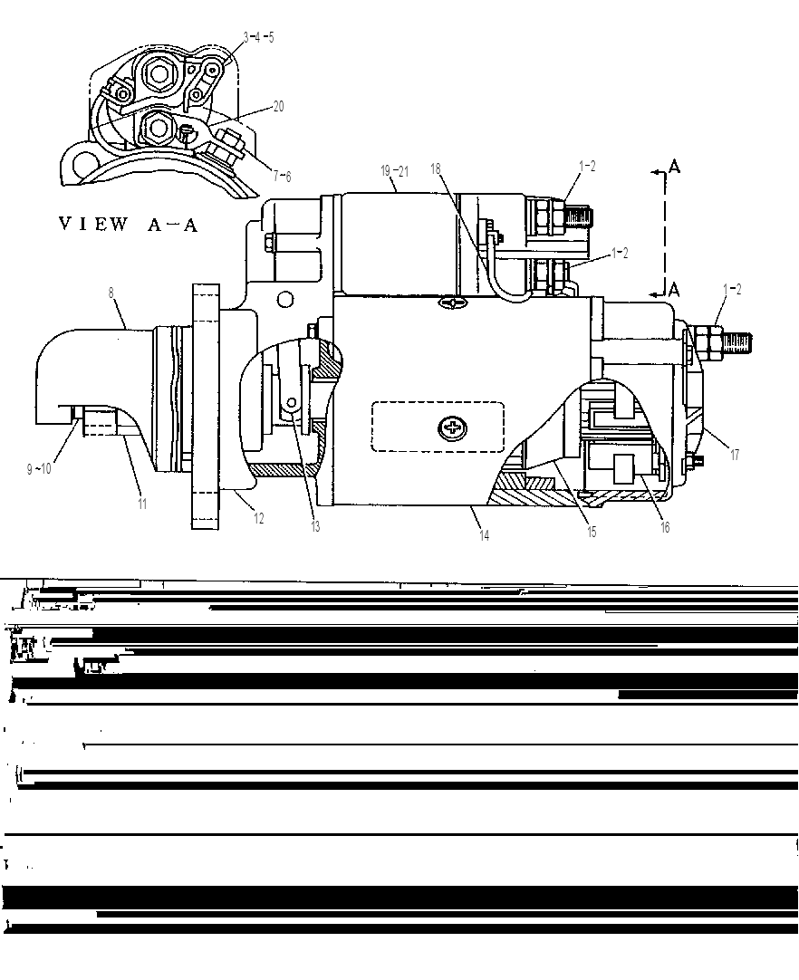 Стартер электрический 4N3181 CAT