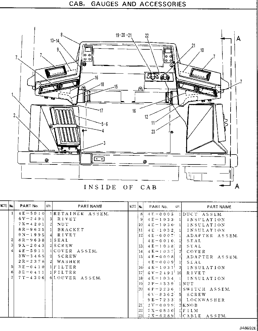 CONTRL DUCT 9U8240 CAT