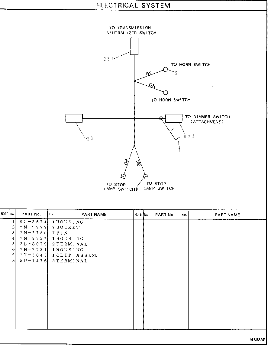 Жгут проводов 9U2767 CAT