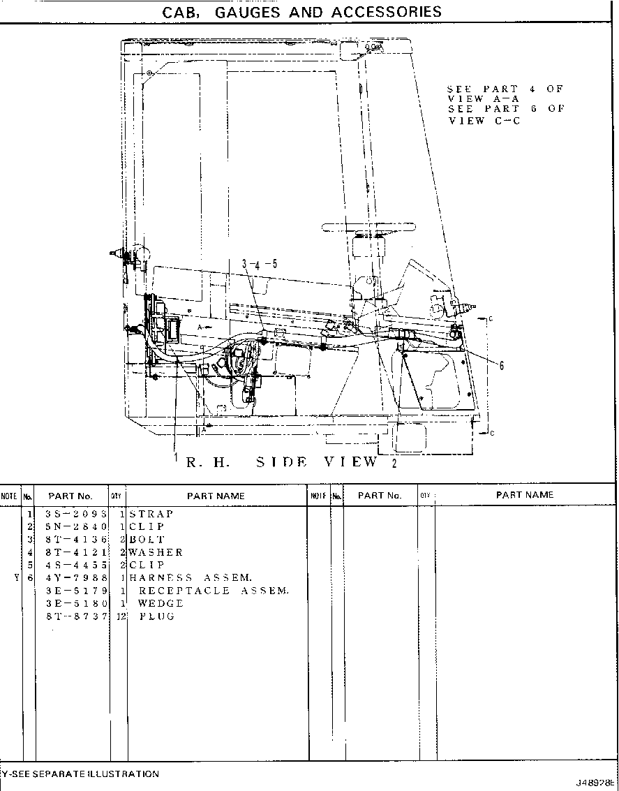 CAB WIRING 7L3905 CAT