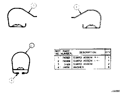 LAMP GUARD GROUP 5A6478 CAT