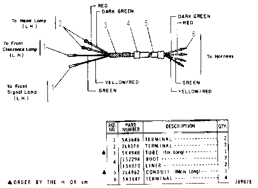 Жгут проводов 5A3947 CAT