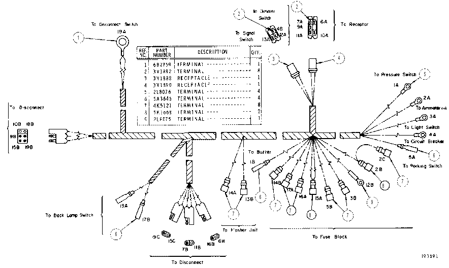 Жгут проводов 3Y1948 CAT