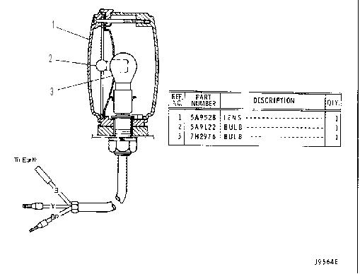 SIGNAL LAMP ASSEMBLY-L.H., R.H. 1735173 CAT