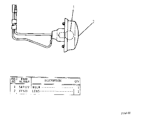PARKING LAMP ASSEMBLY 5A9950 CAT