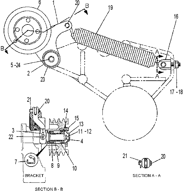 BELT TIGHTENER GP 6DE4320 CAT