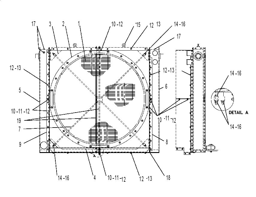 RADIATOR GP-BASIC 6DE6222 CAT
