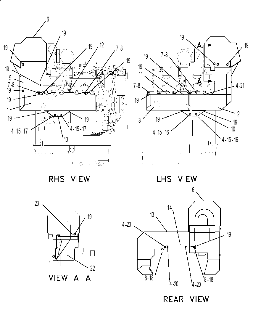 SHIELD GP-MANIFOLD & TURBO 6DE9580 CAT