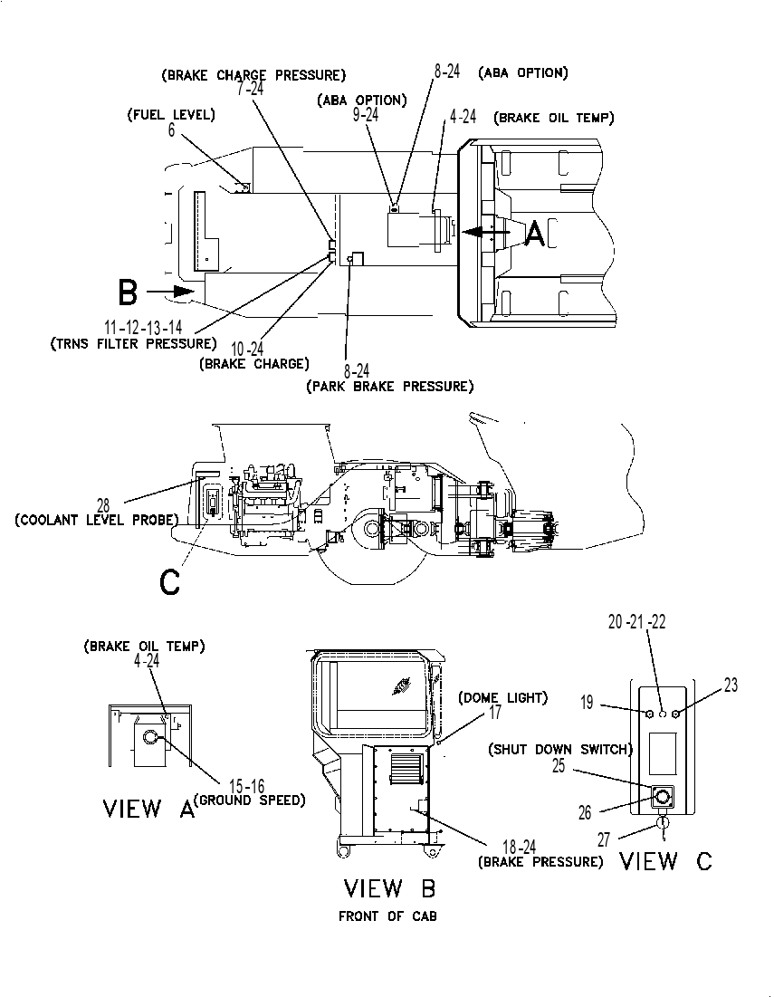 SENSOR & SWITCH GP 6DE6972 CAT