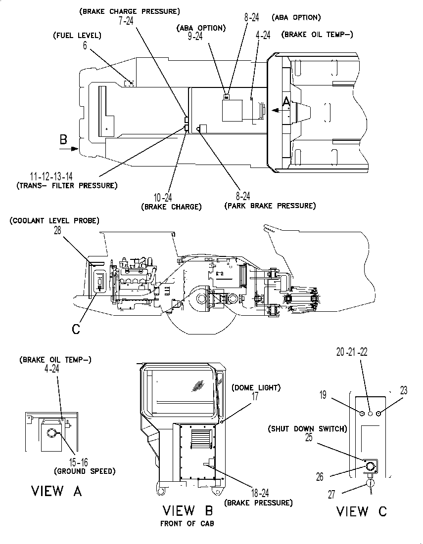 SENSOR & SWITCH GP 6DE8509 CAT