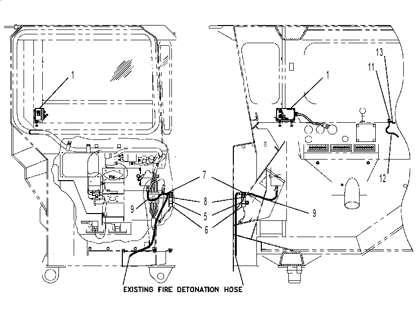 WIRING GP-FIRE SUPPRESSION 6DE7214 CAT
