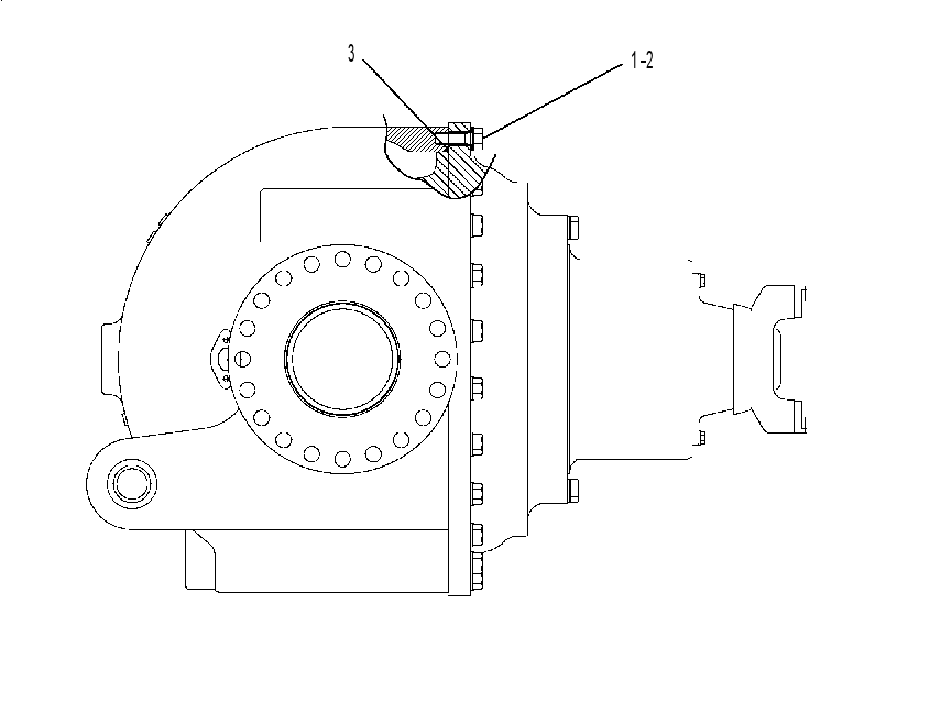 MOUNTING GP-DIFFERENTIAL 6DE8987 CAT