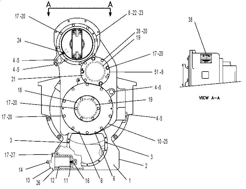 TORQUE CONVERTER & UPDRIVE GP 6DE9083 CAT
