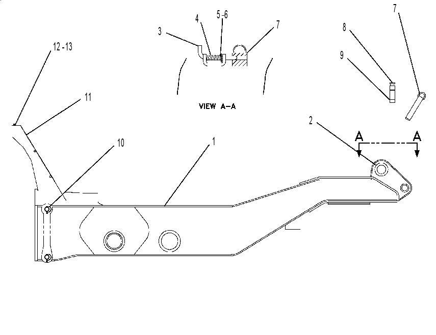 FRAME GP-NONENGINE END 6DE6927 CAT