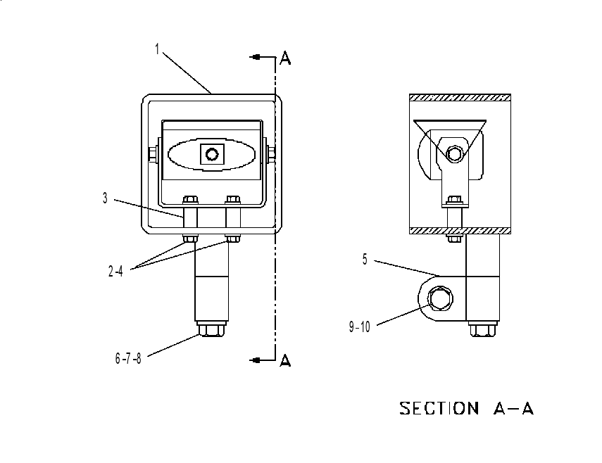 MOUNTING GP-CAMERA 6DE8026 CAT