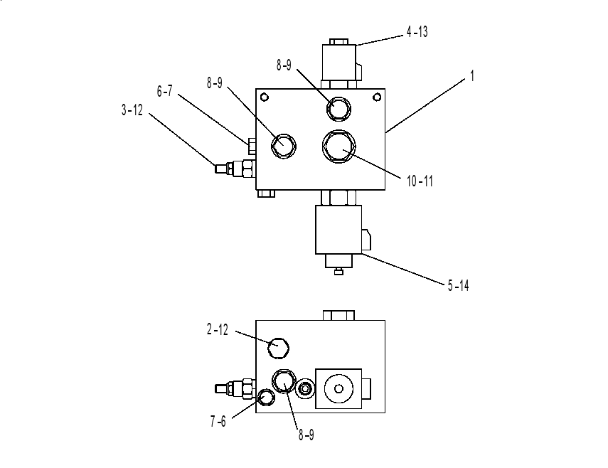 VALVE GP-BRAKE 6DE6113 CAT