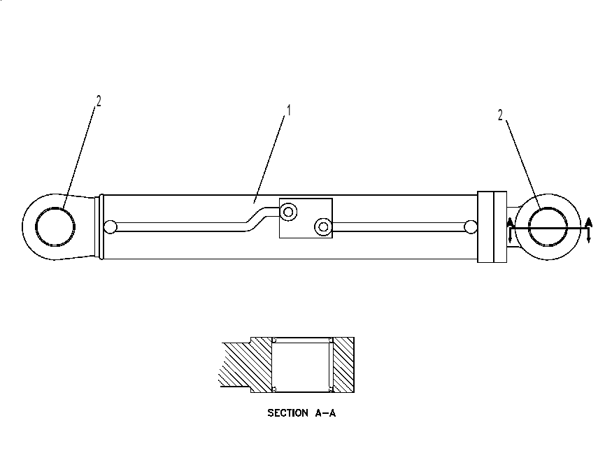 CYLINDER & SEAL GP-STEERING 6DE7866 CAT