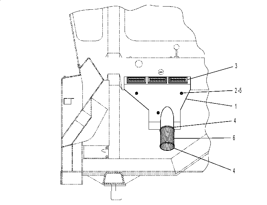 DUCT GP-AIR 6DE6980 CAT