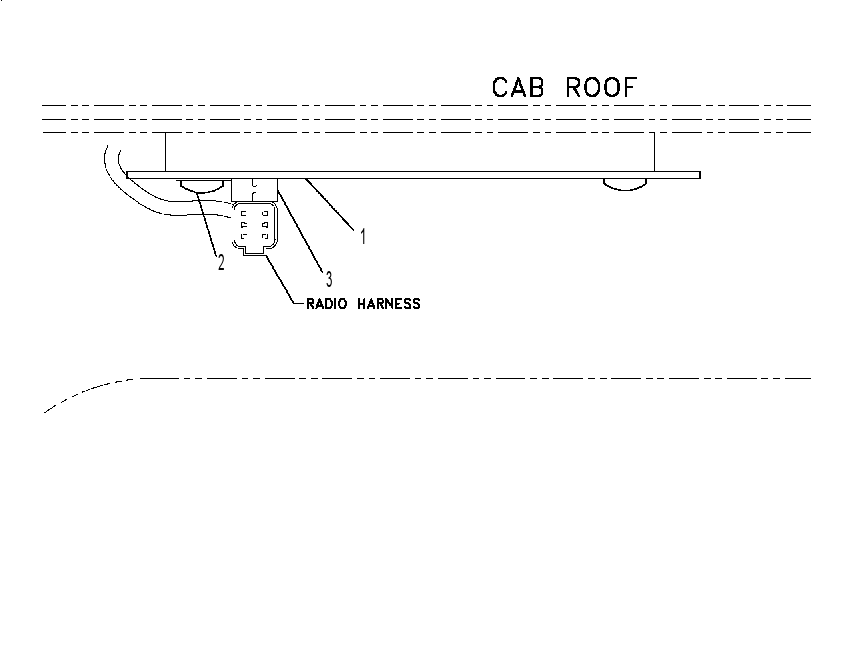 Установка радио 6DE7959 CAT