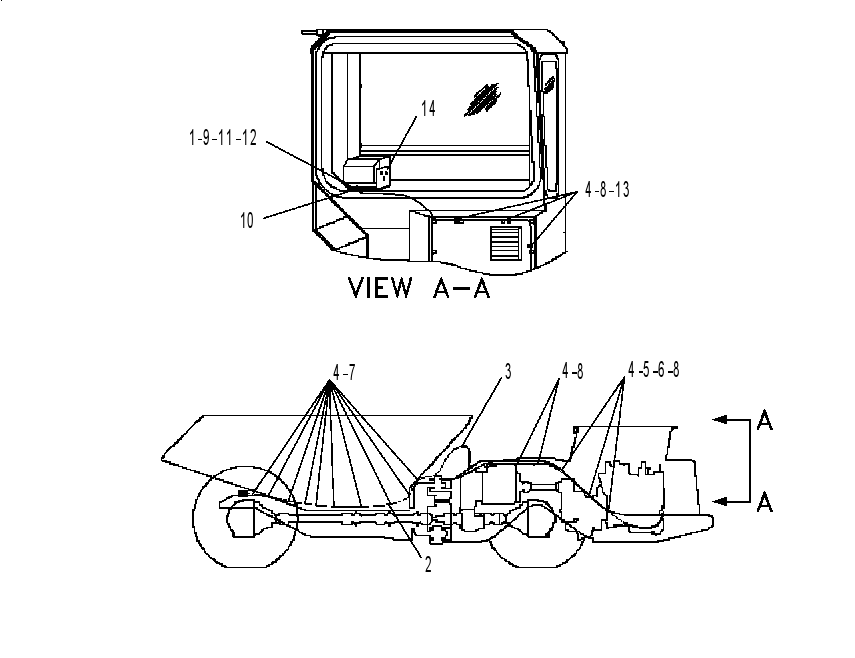 MOUNTING GP-CAMERA MONITOR 6DE8027 CAT