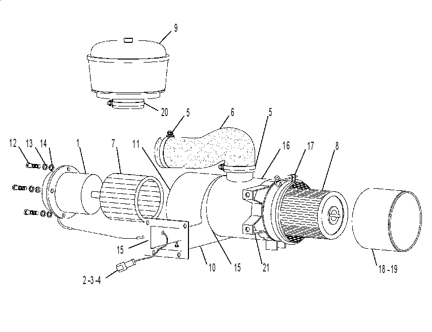 PRESSURIZER GP 6DE8701 CAT