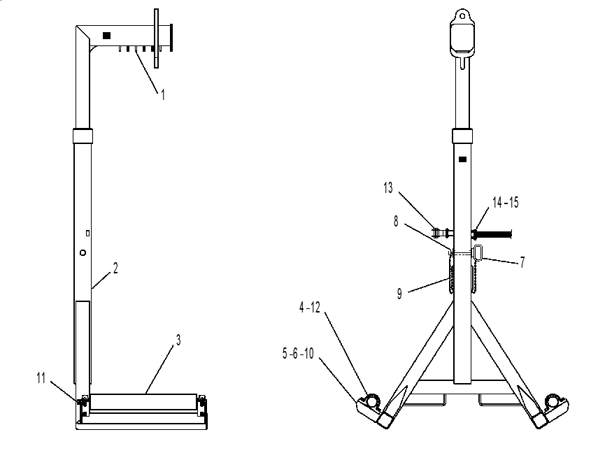 FRAME-TIRE INSTALLATION 6DE6448 CAT