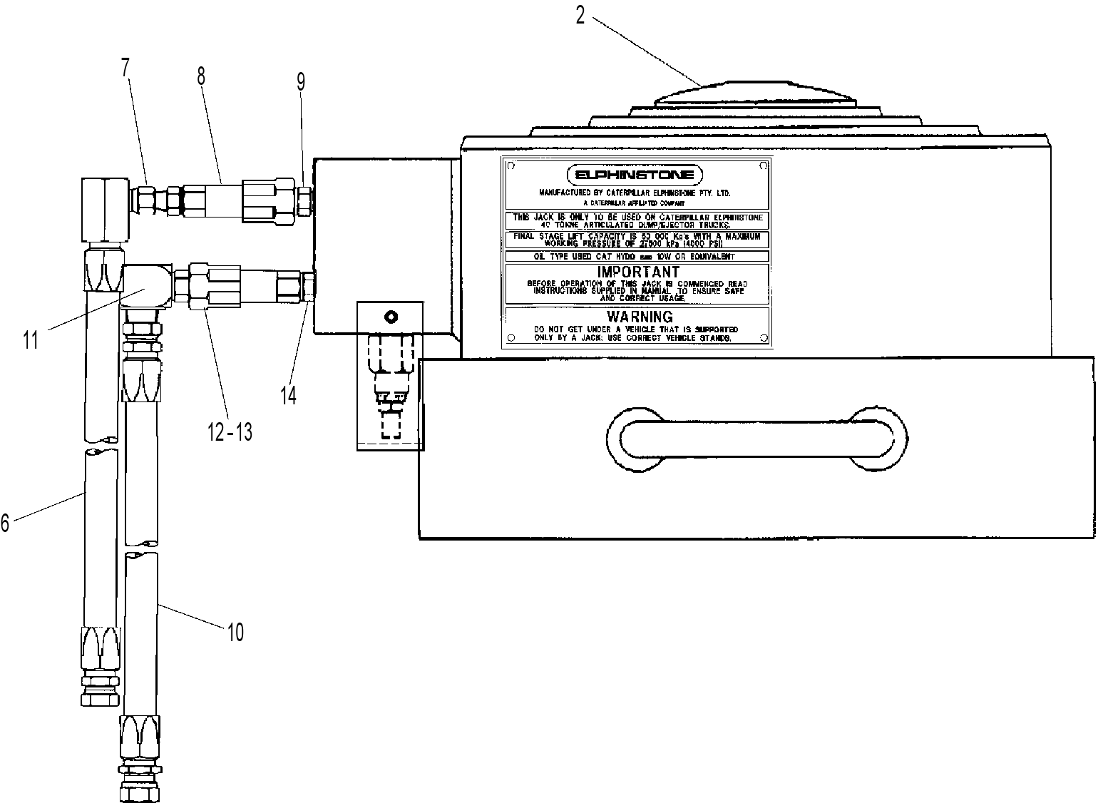 HOIST GP-JACK 6DE7539 CAT