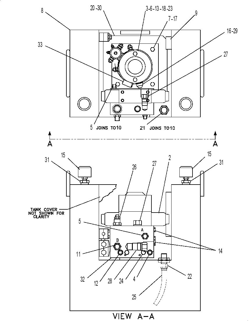 PUMP & LINES GP-HYDRAULIC 6DE7424 CAT